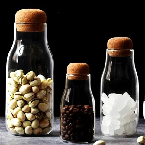 코르크 유리병 보틀 밀폐유리병 물병 술 용기 150ml H +할인쿠폰