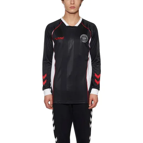 [해외배송][험멜 X 424] 포투포르 롱 슬리브 저지 티셔츠 Q202693 BLACK +할인쿠폰