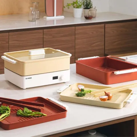 아트박스/닥터하우스 도란도란 전기 핫플레이트 팬 냄비 풀세트