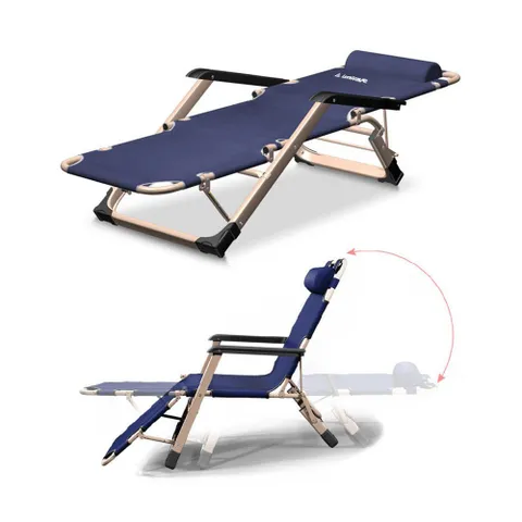 런웨이브 모던 접이식 침대 각도 조절 간이 야전 폴딩 캠핑 의자 +할인쿠폰