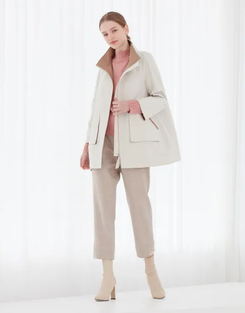 [현대백화점] [손정완] 이중 카라 점퍼 ZJP3131020