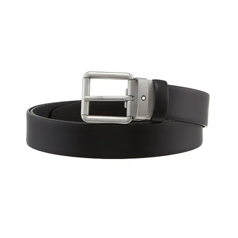 [몽블랑] 남성 블랙 가죽 벨트(129453)) +할인쿠폰