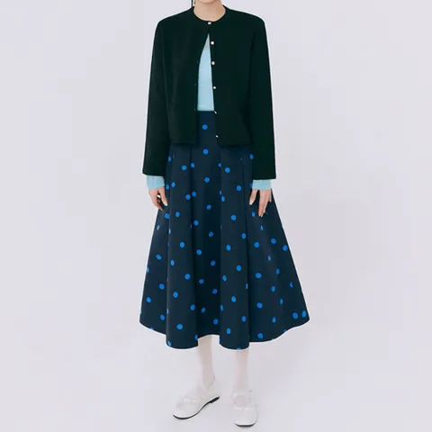 더엣지 도트스커트 WZSK2G02 +할인쿠폰