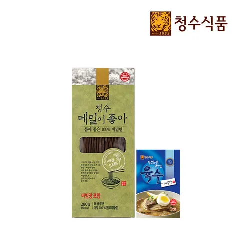 청수 메밀이좋아 비빔냉면 280g + 육수 300g 1개
