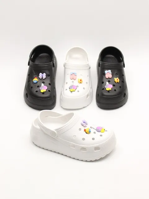 여성 4cm 통굽 샌들 슬리퍼 106308