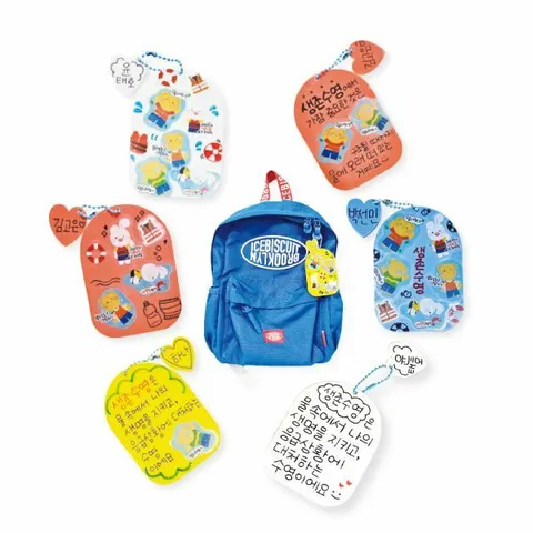 피오피스토리 생존수영 아크릴가방걸이