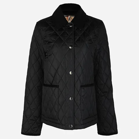 [60개월무이자][버버리]5F 8107510 C1900 여성 퀼팅 나일론 자켓 블랙