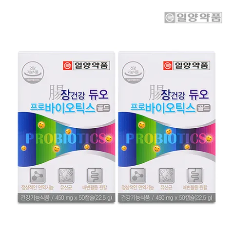 장건강 듀오 프로바이오틱스 골드 50캡슐 2박스