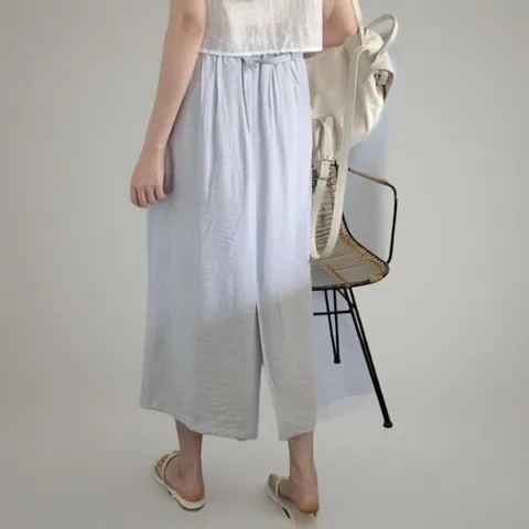 아트박스/신상오픈런 여성 린넨 레이온 뒷밴드 벨트 롱 스커트 +할인쿠폰
