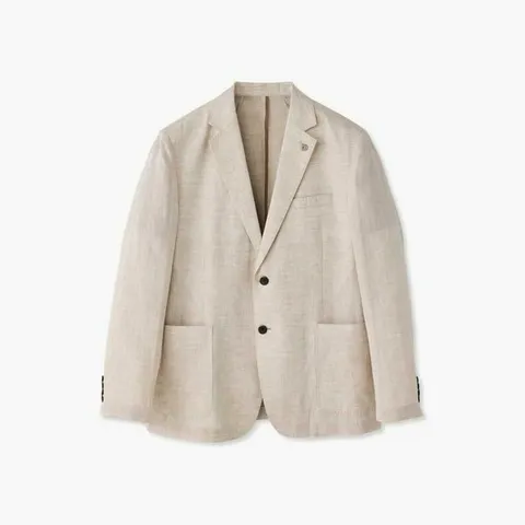 [하프클럽/에스티코]린넨100 자켓_아이보리(클래식핏)DJAXB10CSI +할인쿠폰