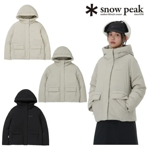 [현대백화점] 스노우피크 시티캠퍼 여성 후드 헤비 다운 자켓 (S25WWGDJ11) +할인쿠폰