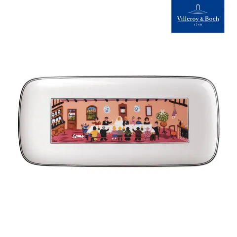 [현대백화점] [빌레로이앤보흐] 디자인나이프 샌드위치접시 웨딩파티 35cm