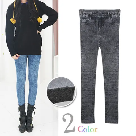 기모안감 여성용 겨울레깅스 청레깅스 패션웨어