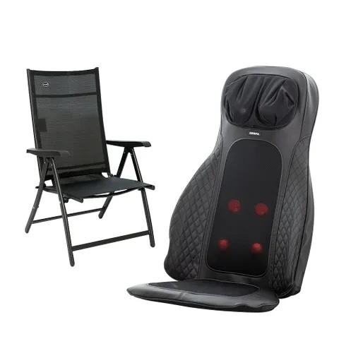 [제스파] 파워 태핑 두드림 의자형 안마기 전신 마사지기 안마의자 세트 ZP1071CH
