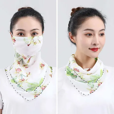 마스크 겸용 스카프 그린 천마스크 여름마스크 컬러마 +할인쿠폰