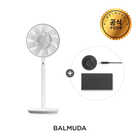 발뮤다 그린팬S 선풍기 그레이/블랙+배터리독 패키지 (택1) EGF-1800 +할인쿠폰