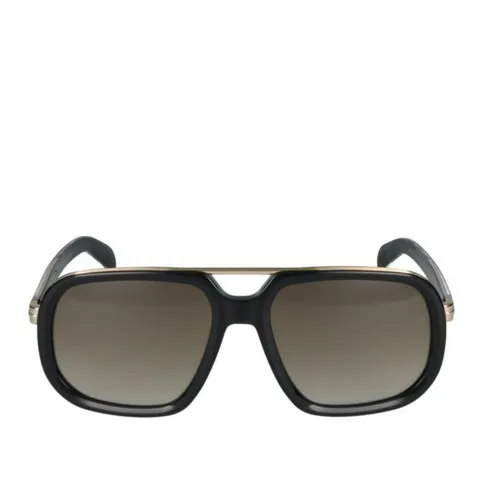 [해외배송][데이비드 베컴] 블랙 골드 렉탱귤러 선글라스 DB 7101 S 2M2 +할인쿠폰