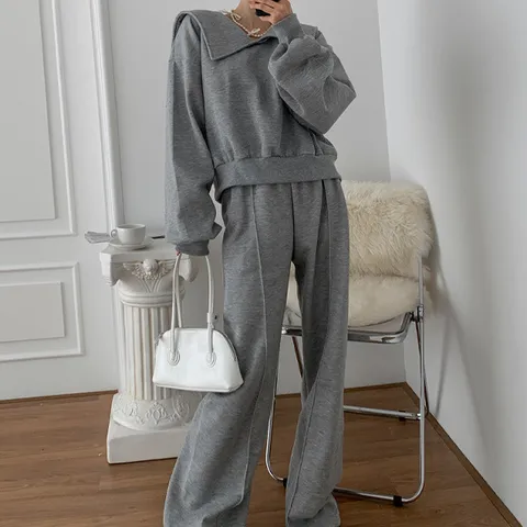 H스타일(LH)기모세일러핀턱세트 겨울 여성 기모 트레이닝복세트 츄리닝셋트 상하셋업 홈웨어 +할인쿠폰