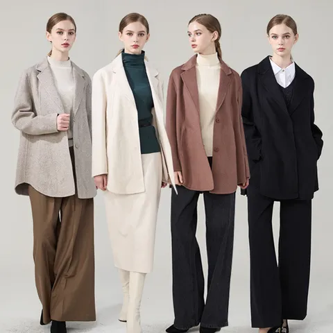 [로코엘라] 브리엘 울 핸드메이드 여성 케이프 코트 +할인쿠폰