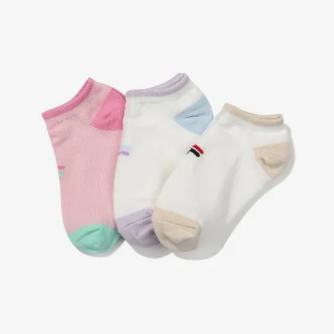 [휠라키즈] 스니커즈양말 3매입 (FK3SCG1070X_OWH) +할인쿠폰