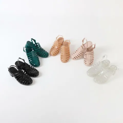 여자 고무 아쿠아 멀티컬러 글래디에이터 피서룩 샌들 +할인쿠폰