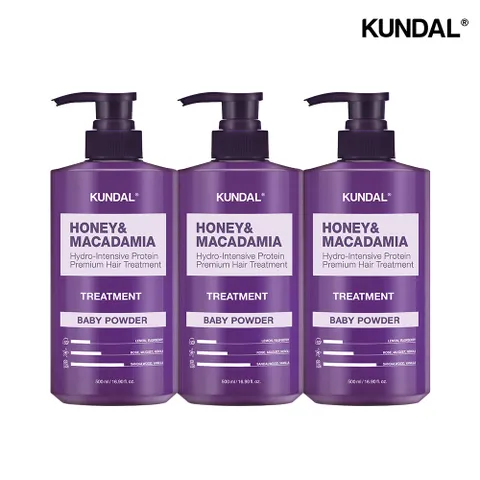 쿤달 단백질 트리트먼트 500ml  x 3개