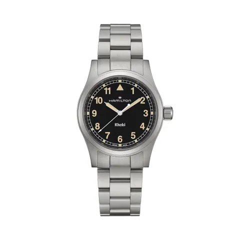 해밀턴 H69401131 카키필드 남성 메탈 쿼츠 38mm