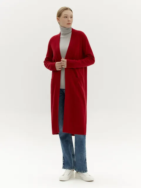 캐시미어 롱 가디건 (2 colors )