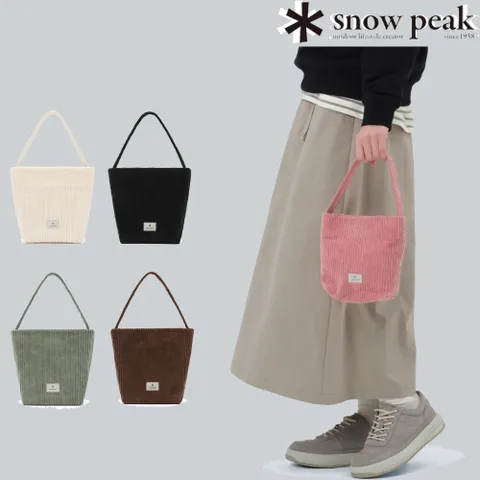 [현대백화점] 스노우피크 S25FWF-TB62 코듀로이 미니 토트백