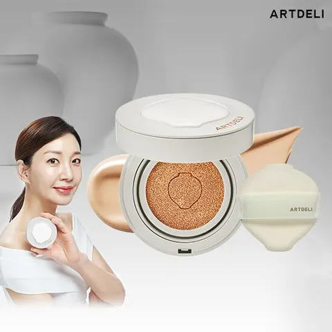 [ 초밀착 결광커버! 매끄러운 도자기 광(光)쿠션]아트델리 세라믹 글로우 쿠션 본품1(본품 13g 1개)