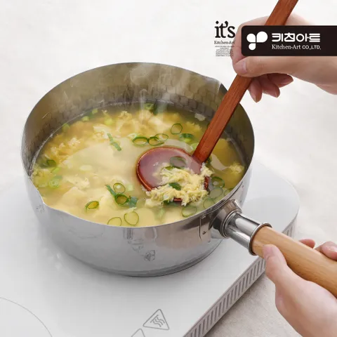 키친아트 IH 스텐 해머톤 편수냄비 20cm