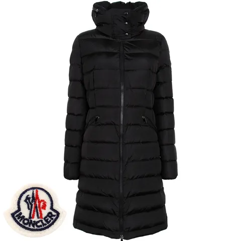 몽클레어 블랙 플라메뜨 후드 구스 롱 다운 자켓 FLAMMETTE 1C50900 54155 999