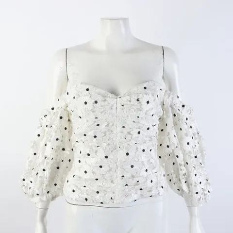 [중고]셀프 포트레이트 긴소매 탑 44-55(NO 10563947)