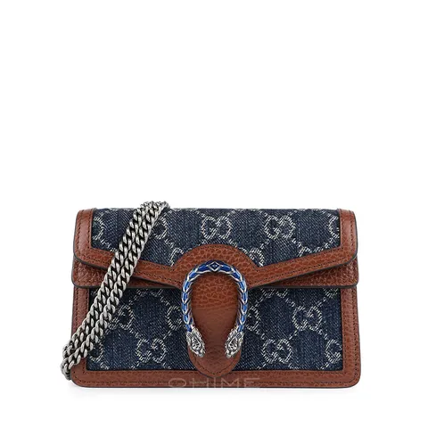 구찌 미니크로스백 디오니소스 476432 2KQFN 4483 데님브라운