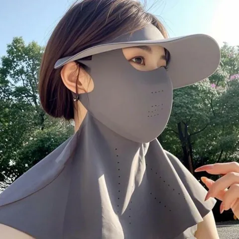 아트박스/신상오픈런 여성용 여름 스포츠 햇빛 차단 페이스 마스크 +할인쿠폰