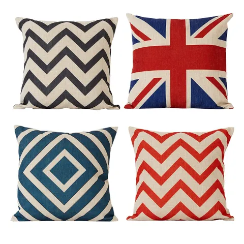 북유럽패턴 디자인 쿠션 커버 4types/쿠션커버/쇼파쿠션커버