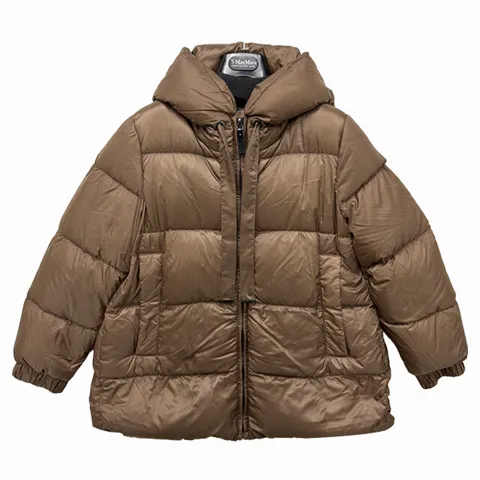 25FW 막스마라 더큐브 SEIA 세이아 발수 구스 다운 패딩 자켓 브라운 2529486055600 072 +할인쿠폰