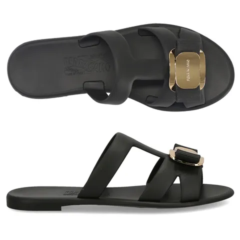 [페라가모] 아이코닉 보우 LILOU NERO 779972 페레가모 여성 젤리 샌들 젤리 슈즈 +할인쿠폰