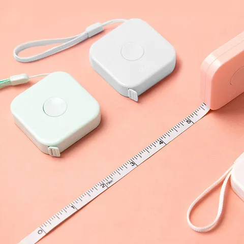 DELI 델리 미니 줄자 2M 화이트