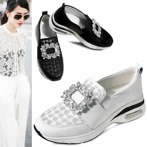 [하프클럽/까미에뮤즈]kami et muse 큐빅 팬단트 매쉬 슬립온_KM22s238-1