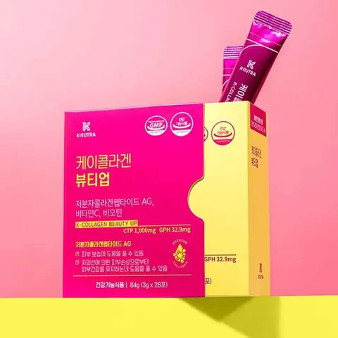 케이콜라겐 뷰티업 피부동일구조 GPH 저분자펩타이드 AG84g(3g 28포)