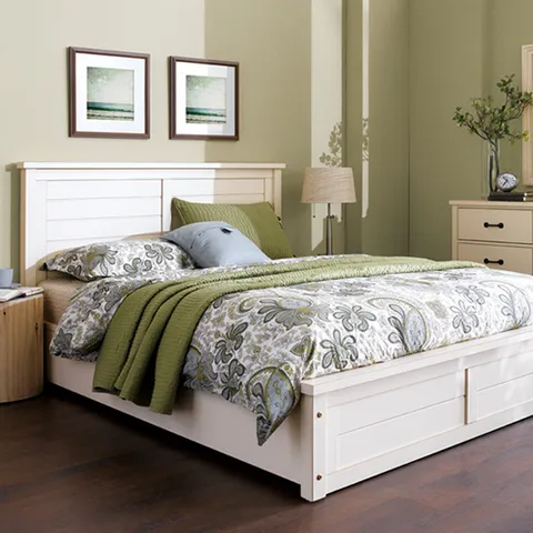 디자인벤처스) 베일리 침대Q(매트제외)