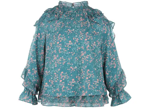 [현대백화점] [손정완] 플라워 패턴 블라우스 ZDR2323111