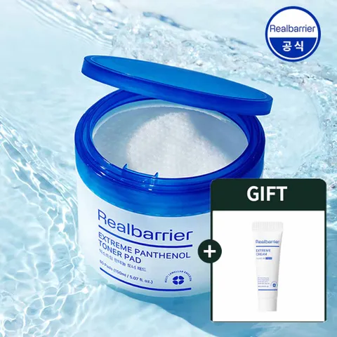 리얼베리어 익스트림 판테놀 토너 패드 (80매입) 150ml_NE