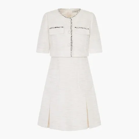 [현대백화점] [라인어디션](N712) (NWOPNE0100)자바라 테이프 트위드 미니 원피스