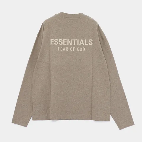 피어오브갓 에센셜 센터 패치로고 클래식 핏 롱슬리브 긴팔 남성 티셔츠 125SP254203F +할인쿠폰