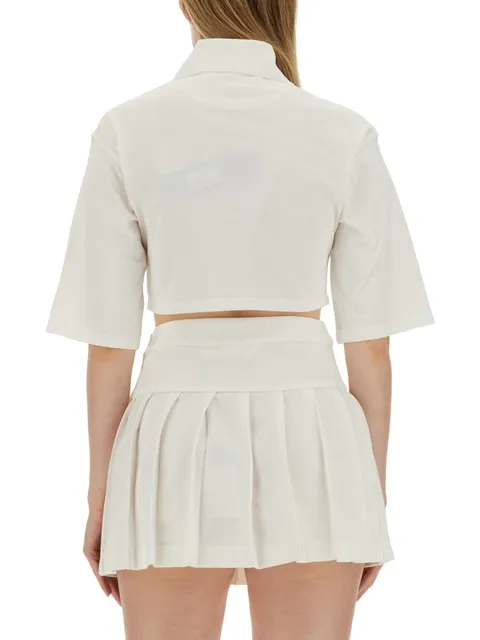 [해외배송] 24 S/S 팜 엔젤스 모노그램 크롭 폴로 셔츠 PWGB012_S24FAB0010310 B0041274090