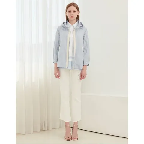 [현대백화점] [손정완] 시보리 배색 반후드 점퍼 ZJP3131101