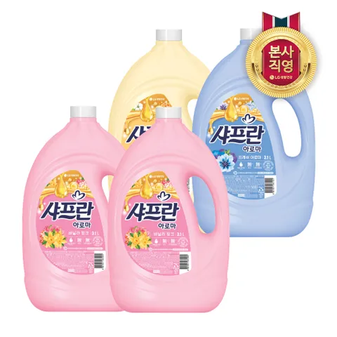 샤프란 섬유유연제 3100mlx4개 (3종 택1) +할인쿠폰