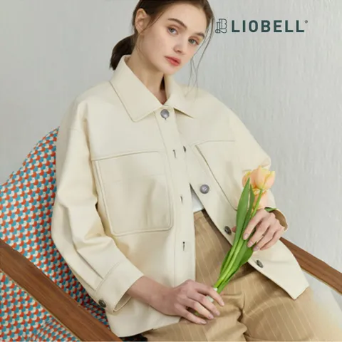 [리오벨] 양가죽 트렌디 크롭쟈켓 +할인쿠폰